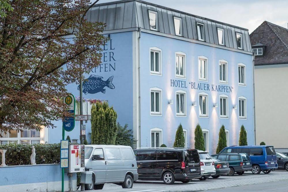 Hotel Blauer Karpfen Oberschleißheim Dış mekan fotoğraf